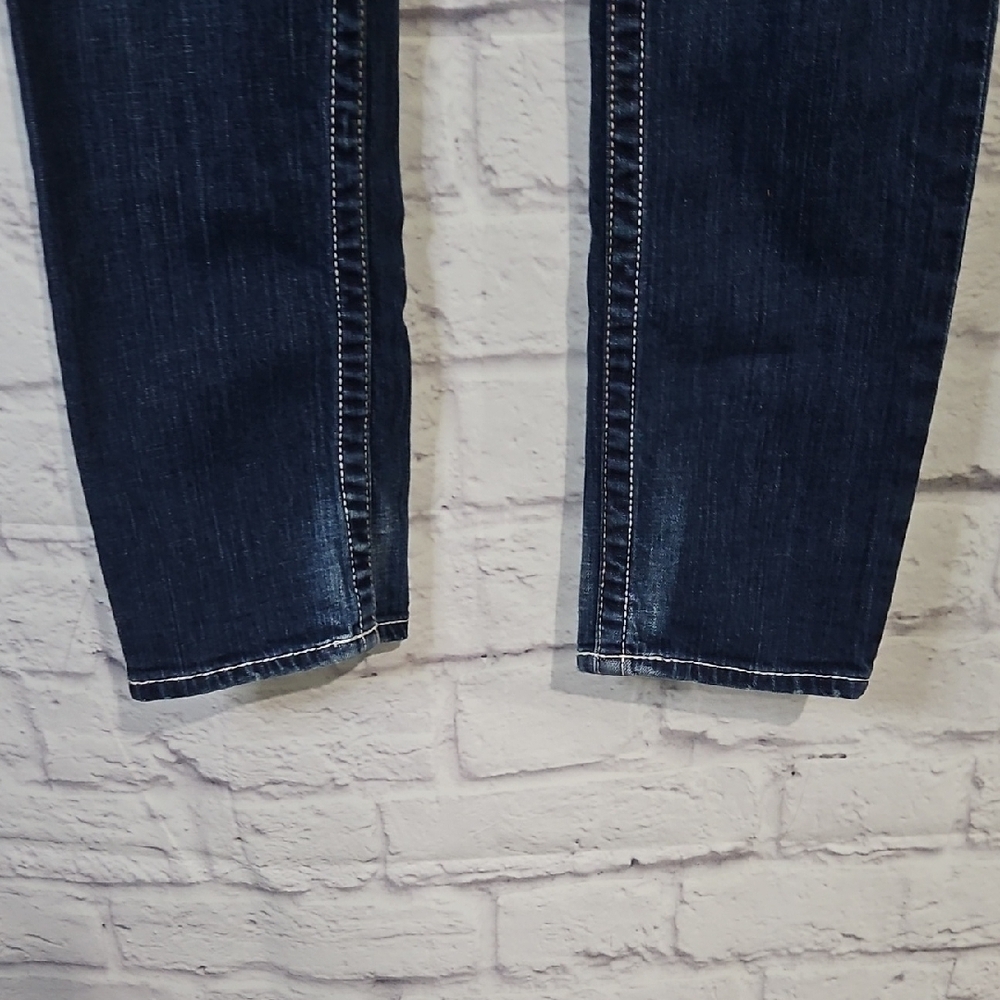 Big Star Women's Casey K Low Rise Blue Straight Leg Jeans - Picture 4 of 9